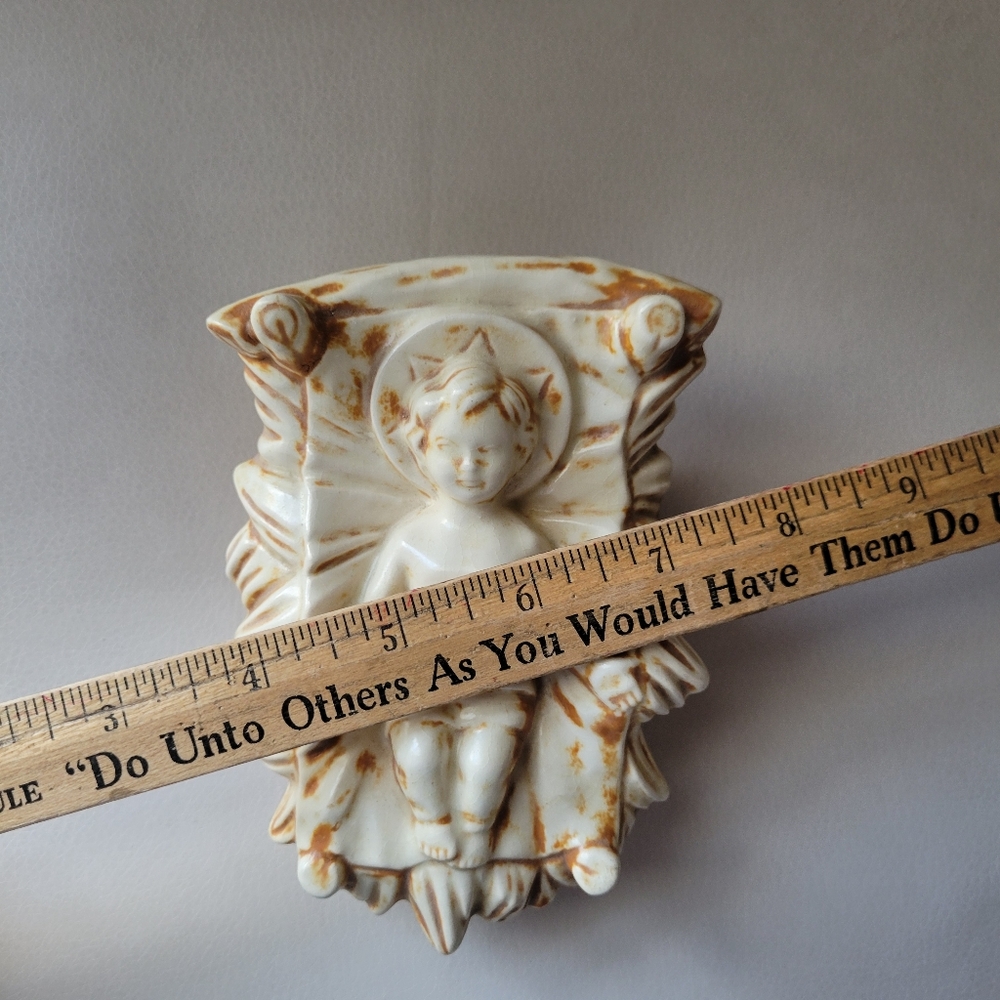 Vintage Ceramic Baby Jesus in ~ Hobbyist 1985 ~ Christmas ~ Religious ~ Sweet! - Picture 4 of 15